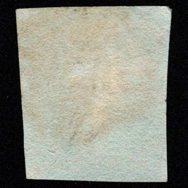 SG8 (BS21) 1d Red Imperf Plate 32 - LJ - 4 Margin - Very Fine - Distinctive Dublin