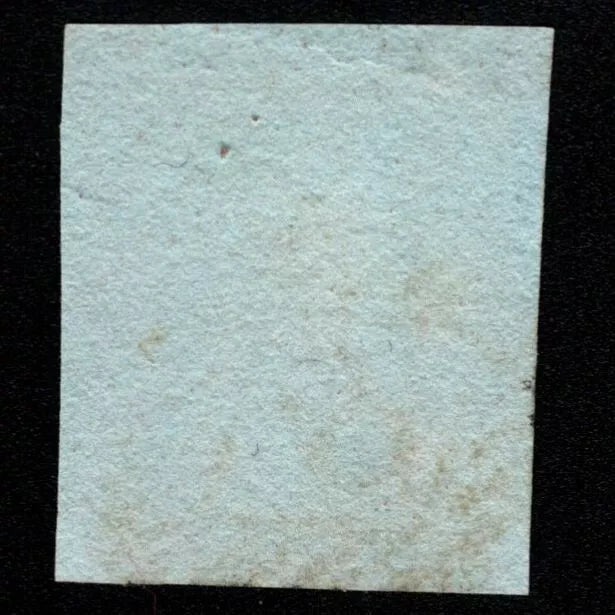 SG8wi (BS42) 1d Red Imperf Plate 53 - PB - 4 Margin - Fine - Inverted Watermark