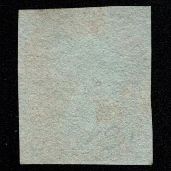 SG8 (BS80) 1d Red Imperf Plate 91 - EJ - 4 Margin - Good - Rare Blue & Black
